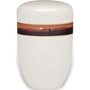 Design Urn met Decoratieband Bergen (4 liter)