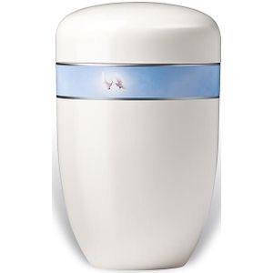 Design Urn met Decoratieband Duiven (4 liter)