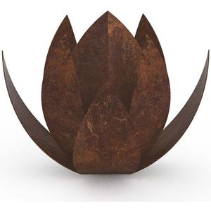 Grote Bronzen Lotus Urn (3.5 liter)