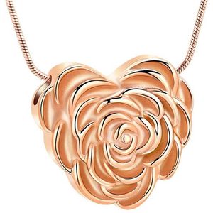 Edelstalen Ashanger - Slangencollier 50 cm - 316 RVS - Anti-allergisch