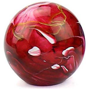 Medium Glazen Bal Dieren Urn Elan Marble Red (1.5 liter)