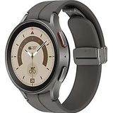 Samsung Galaxy Watch5 Pro 45 mm horlogekast van Grey Titanium op Grey D-Buckle Sport Band M/L [Wi-Fi + 4G]