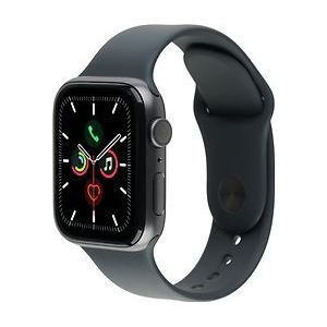 Apple Watch Series 6 40 mm kast van spacegrijs aluminium met zwart sportbandje [wifi]