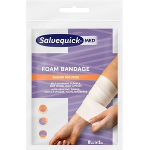 Foam Bandage - Wondverband - 1 m x 8 cm - Absorberend - Kleeft Niet