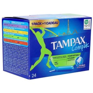 Tampax Compak Super Tampons 24