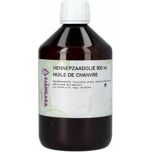 Sjankara Hennepzaad Plant. Olie 500ml