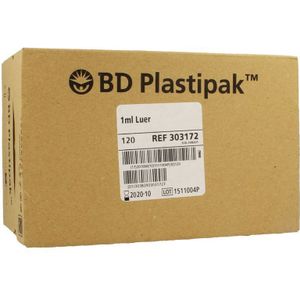 Bd Plastipak Spuit Luer Tuberculine 1ml 120 303172