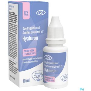 Eureka Care Oogdruppels Droge Ogen Hyaluron 10ml