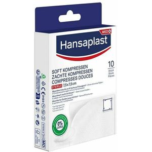Hansaplast Soft Compress 7,5cmx7,5cm 10
