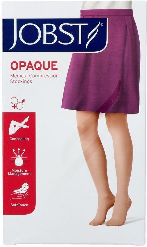 Jobst - Opaque 1 Ad Pet Open Sft Nat V Pair - EHBO-product
