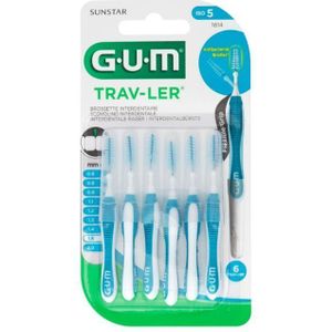 Gum Trav-Ler Interdentaal Borsteltje 1,6mm 6 Stuks