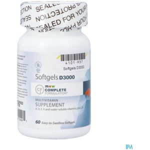 Mvw Complete Formul. Multivitamin D3000 Softgel 60