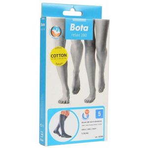 Bota Relax 280 Katoen Korte Kous Grijs N5