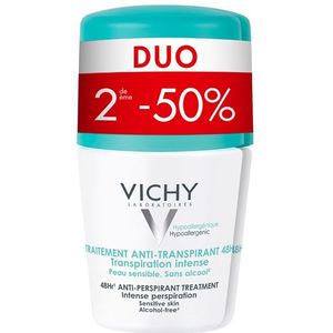 Vichy - Deo Anti-Transpiratie Roller - Duo 2x50ml