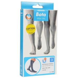 Bota Relax 280 Katoen Korte Kous Grijs N3