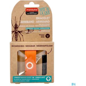 Manouka Armband A/muggen Uni Oranje