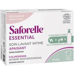 Saforelle Essential Intieme Wasverzorging Navulling 4x6g