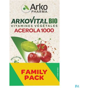 Arkovital Acerola 1000 Bio Familypack 60 Tabletten