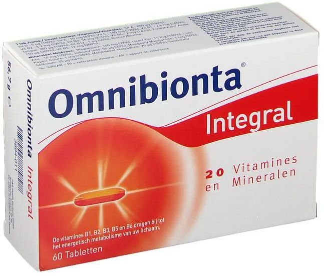 Omnibionta - Integral - Mineralen - 30 Tabletten