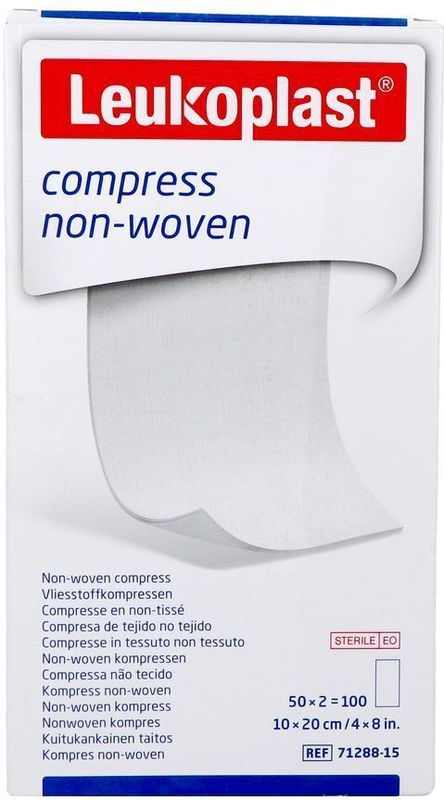 Leukoplast - Compress - 10 cm x 20 cm - Non-woven - 50 stuks