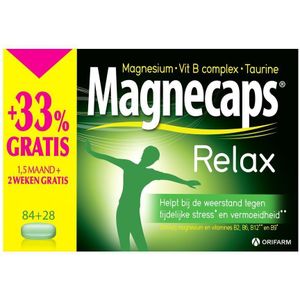 Magnecaps Relax 84 Tabletten + 28 Tabletten Gratis