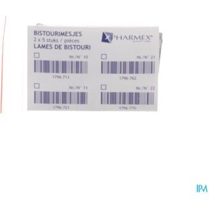 Scalpel S.m Mesjes N/st N15 10