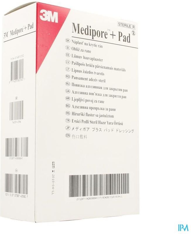 Gaaskompressen - Poreus - Luchtdoorlatend - Hypoallergene Kleeflaag