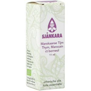 Sjankara Marokkaanse Tijm Ess. Olie Bio 11ml