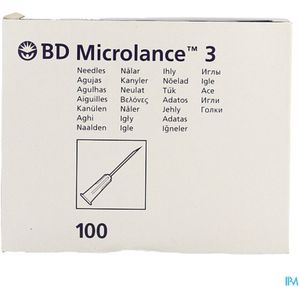 Bd Microlance Naald Hypoderm. 27g 1/2'' Ster 100