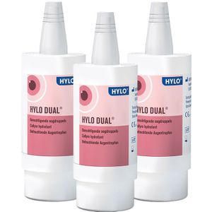Hylo Dual Bevochtigende Oogdruppels 3 x 10 ml Promopakket