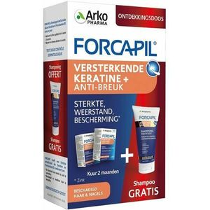 Arkopharma Forcapil Voedingssupplement Haar en Nagels 120 Capsules + Shampoo 200ml