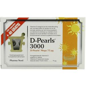 Pharma Nord D-Pearls 3000 IU 120 Capsules + 40 Gratis