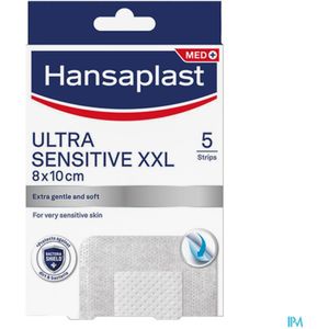Hansaplast - Ultra Sensitive - Pleisters - 8x10 cm - 5 stuks