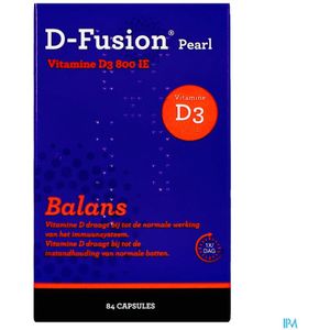 D-Fusion Pearl 800 IU 84 Capsules