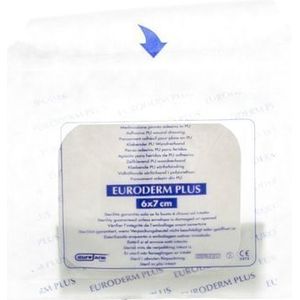 Euroderm Plus 6x 7cm 1 Pleister Steriel