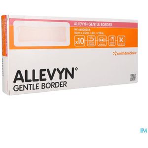 Allevyn - Gentle Border - Verband - 10,0x25,0cm - 10 stuks