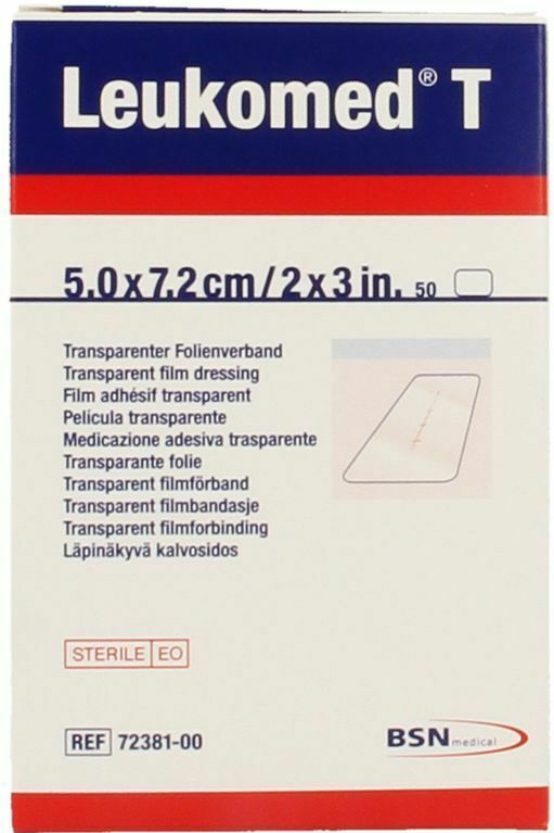 Leukomed - T Eilandpleister - Transparant - 50 Stuks - Polyurethaanfolie