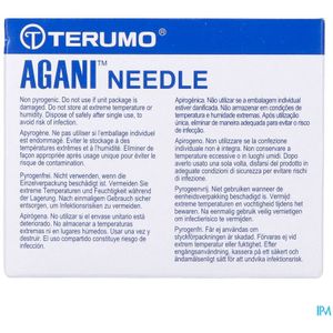 Terumo Naald Agani 22g 1 1/2 Rb Zwart 100