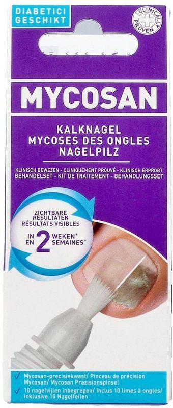 Mycosan - Kalknagel Behandelset - Kalknagelbehandeling - Voor Thuisgebruik