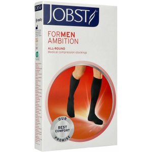 Jobst - For Men Ambition Kl2 Ad Long - Zwart - 1 paar