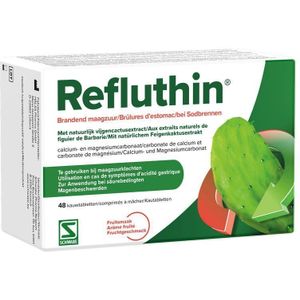 Refluthin Fruit 48 Kauwtabletten