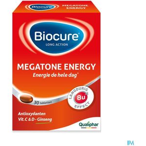 Biocure Long Action Megatone Energy 30 Tabletten