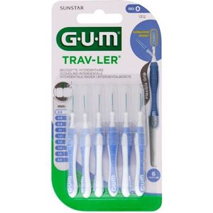 Gum Trav-Ler Interdentaal Borsteltje 0,6mm 6 Stuks
