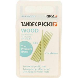 Tandex Toothpicks Wood 80