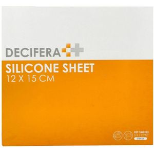 Decifera - Silicone Sheet - Gaaskompres - Zacht - Poreus