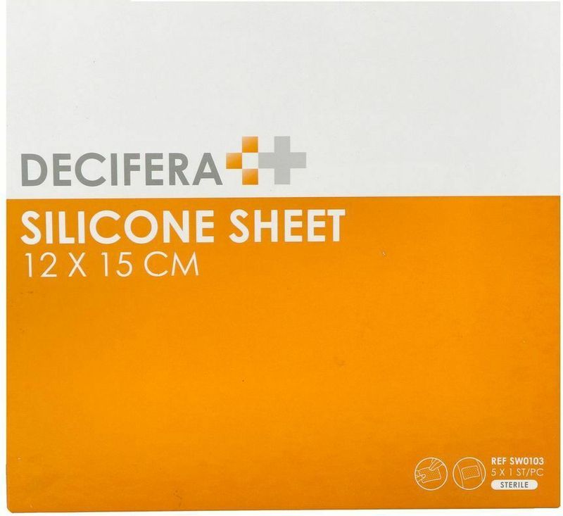 Decifera - Silicone Sheet - Gaaskompres - Zacht - Poreus