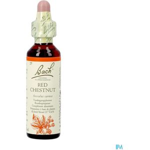 Bach Flower Remedie 25 Red Chestnut 20ml