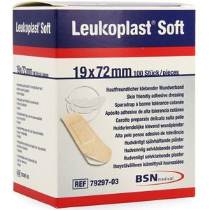 Leukoplast - Soft Verbandhechter - 19x72mm - Essity Belgium