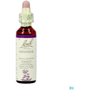 Bach Flower Remedie 18 Impatiens 20ml