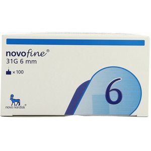 Novofine Ster Naald 6mm/31g 100 St